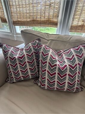 Roberta Roller Rabbit 18x18 Pillow Covers -set of 2